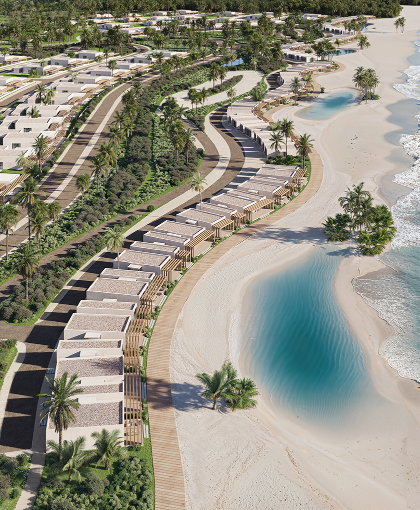 A coastal residential development blending architecture, landscape, and Mediterranean light.