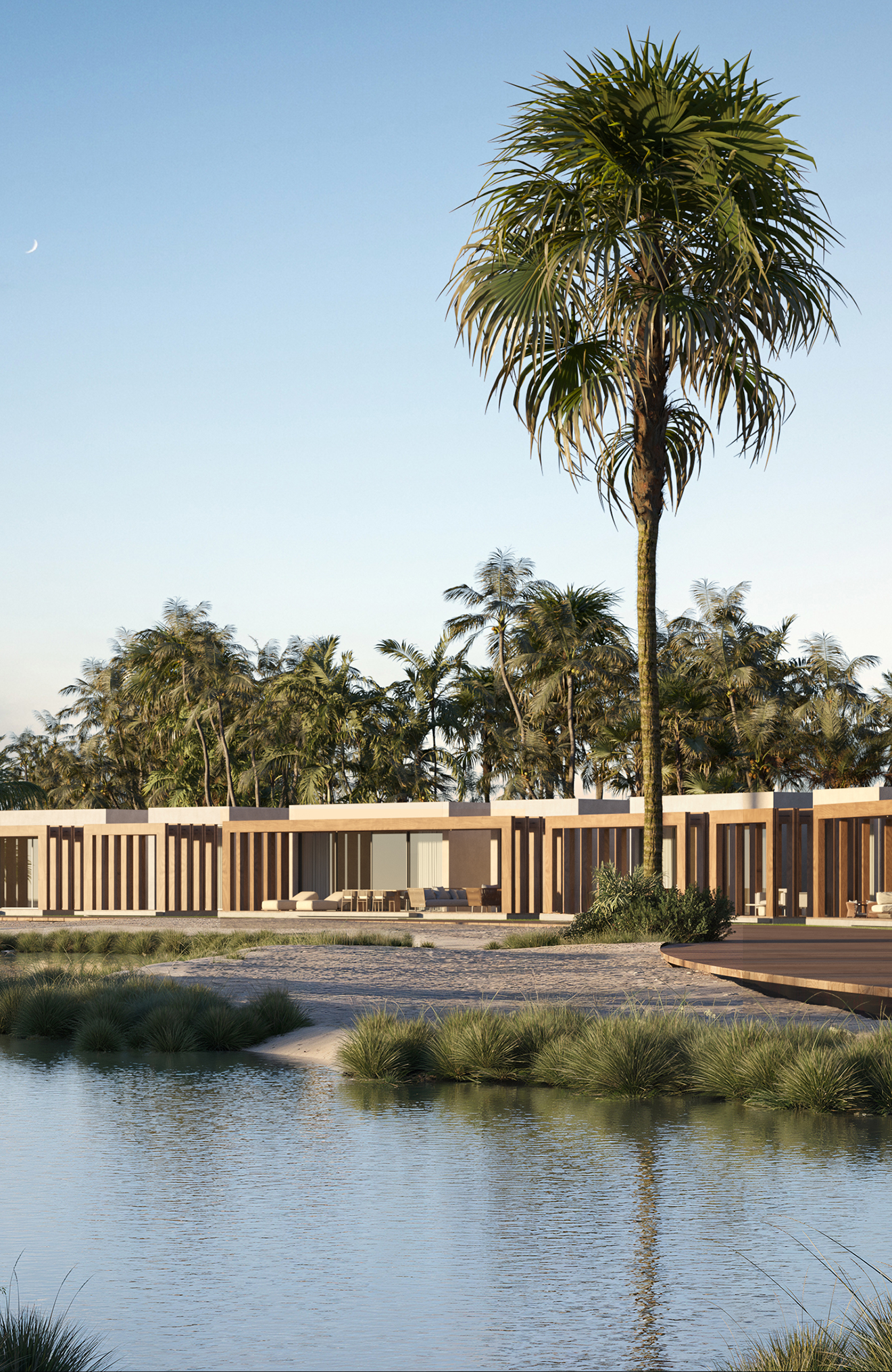 Residences with privileged orientation towards the Mediterranean Sea.