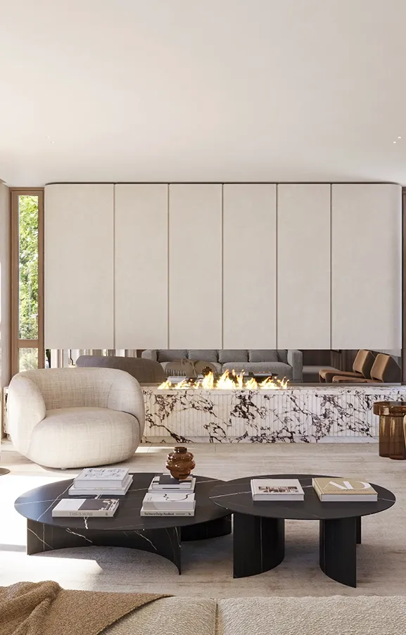 Apartment on Diagonal Avenue with natural light and warm materials