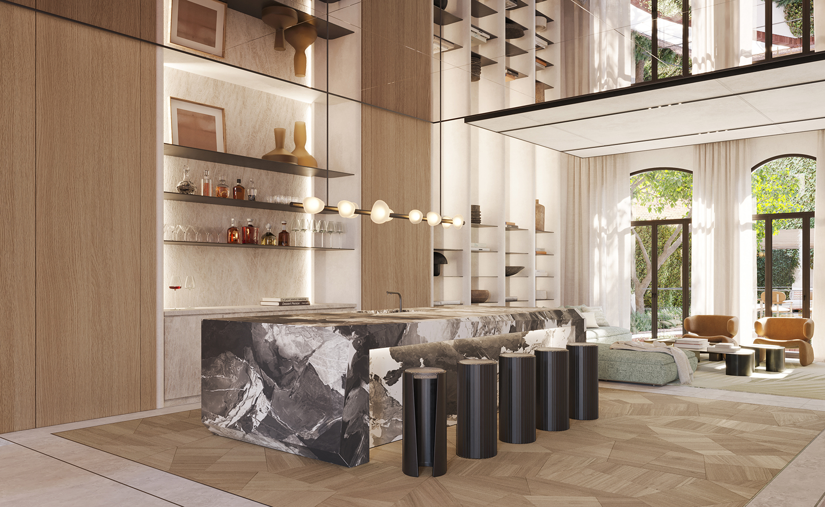 Proyecto de arquitectura y diseño de interiores de una vivienda ...