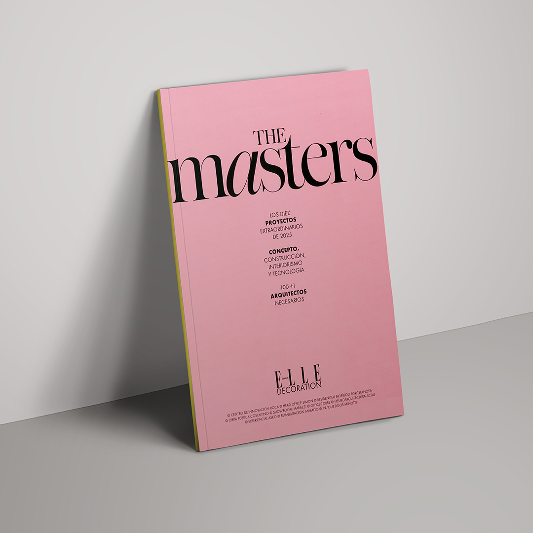 Cover of ELLE Decoration The Masters edition featuring contemporary architecture and interior design by Luv Studio.